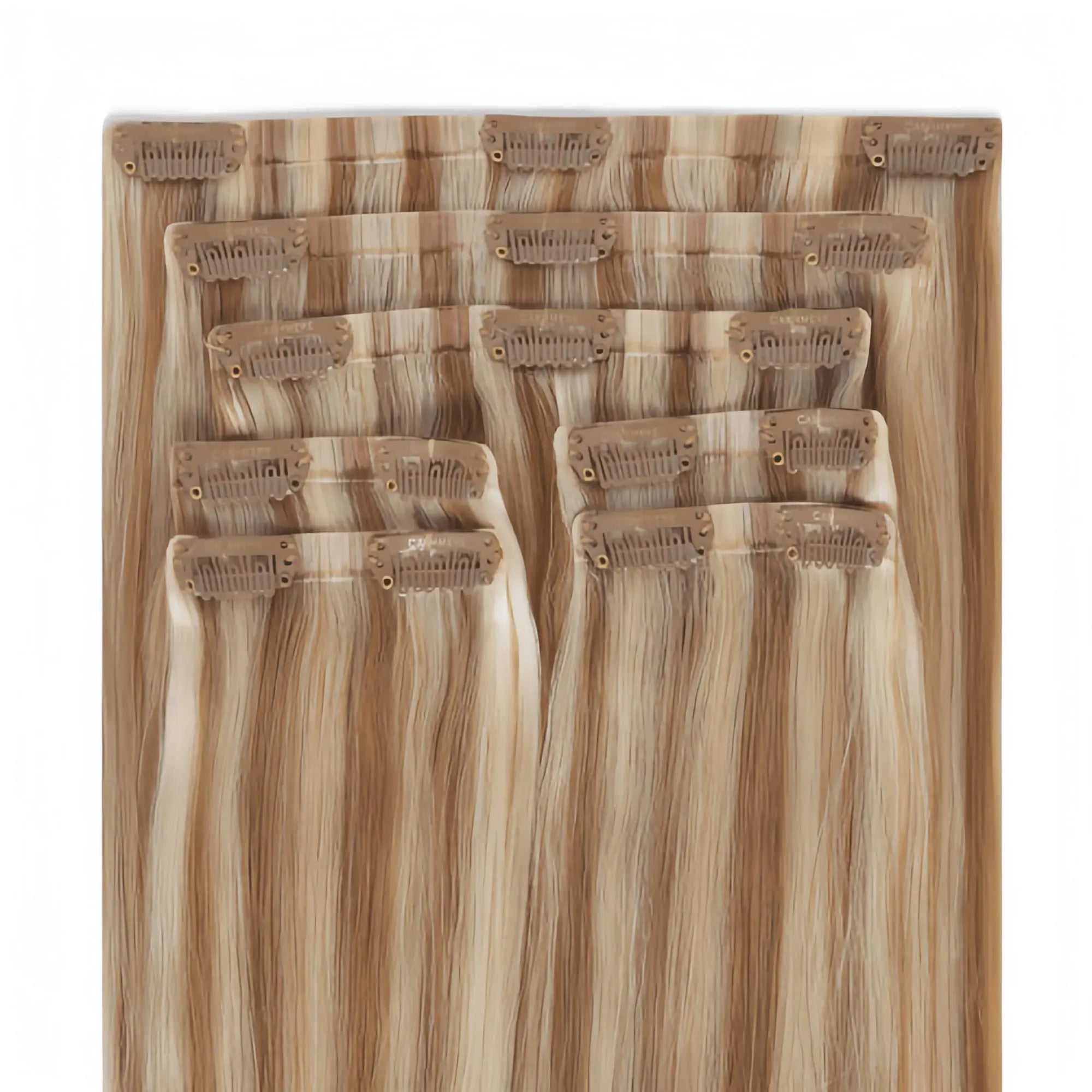 Seamless Clip In Hair Extensions #Rich Blonde