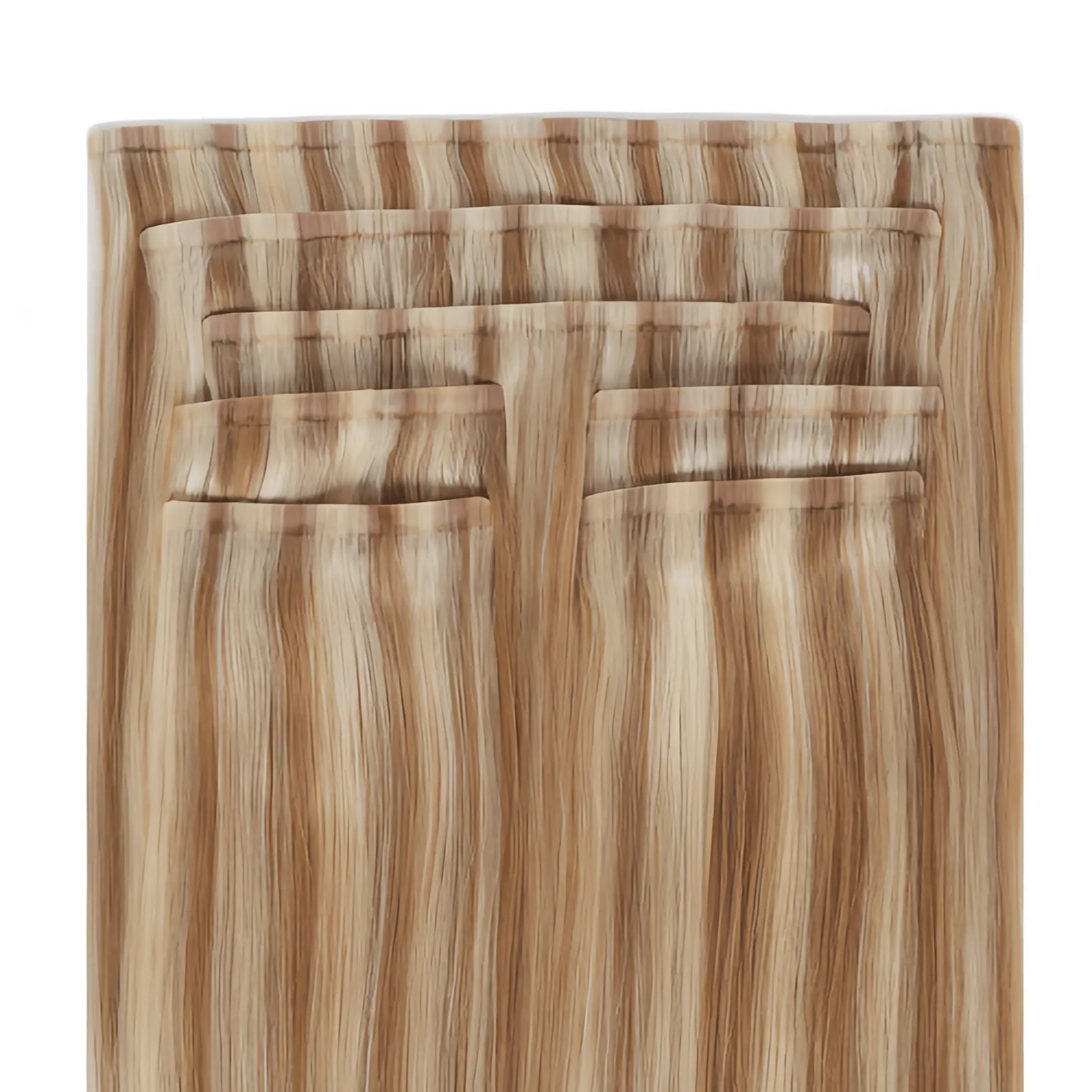 Seamless Clip In Hair Extensions #Rich Blonde
