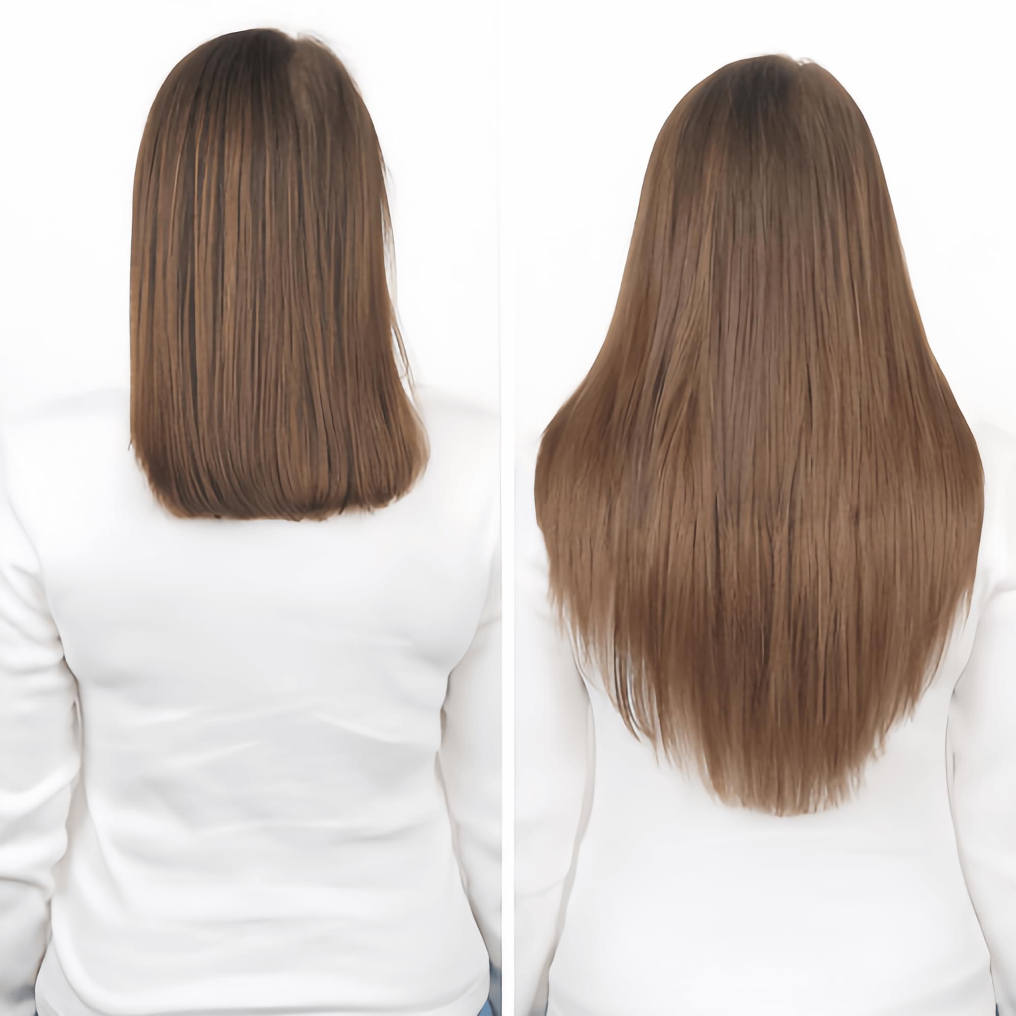 Seamless Clip In Hair Extensions #Truffle Brown