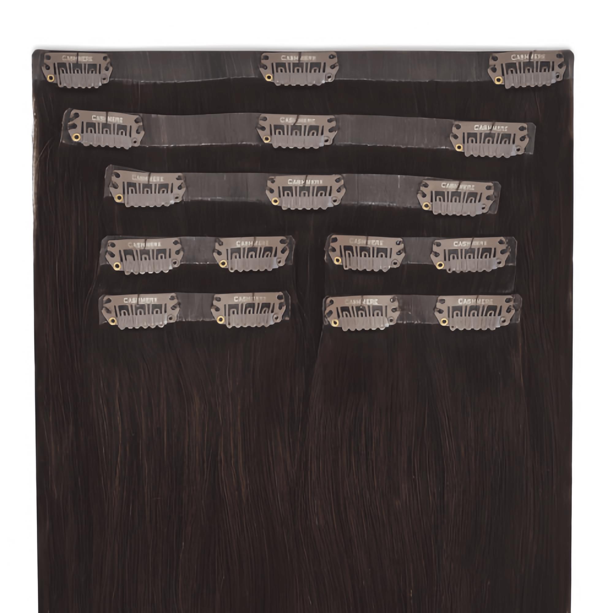 Seamless Clip In Hair Extensions #Elite Brown