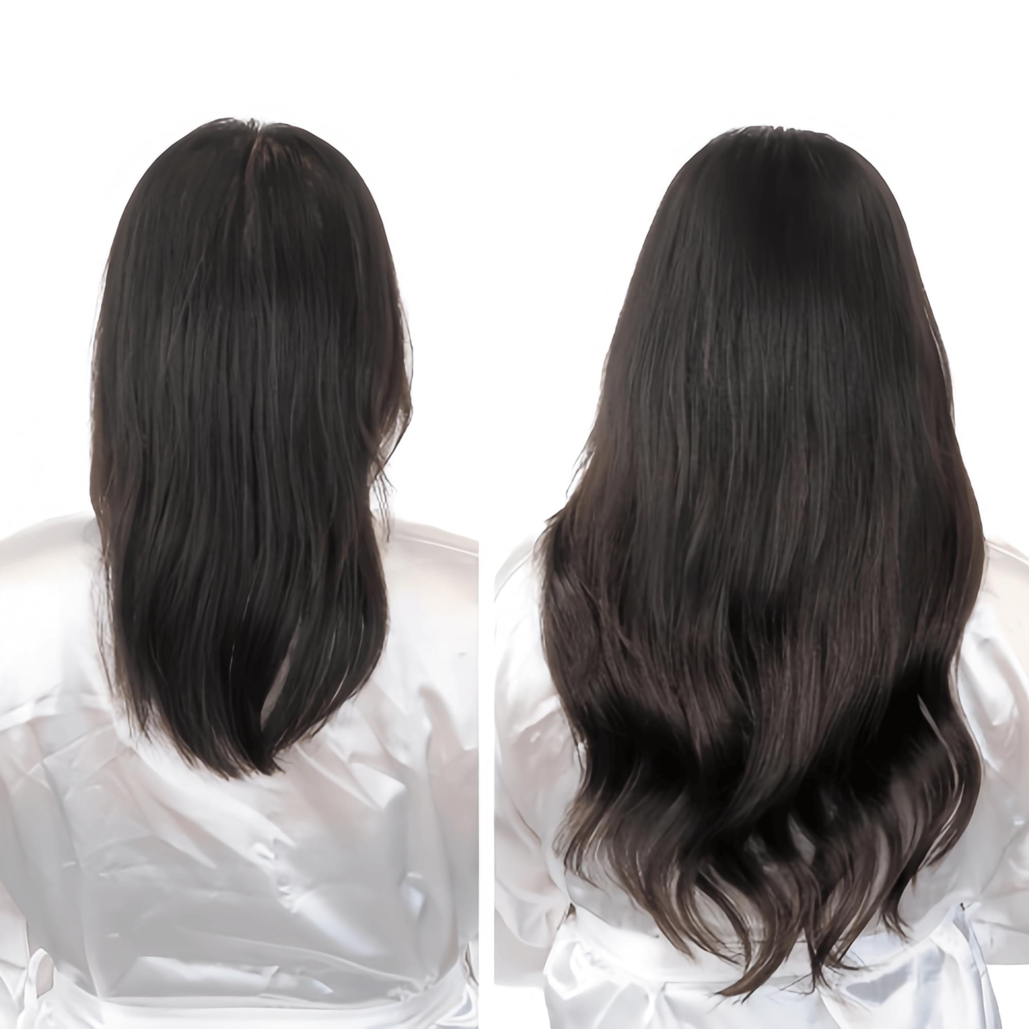 Seamless Clip In Hair Extensions #Deep Brown