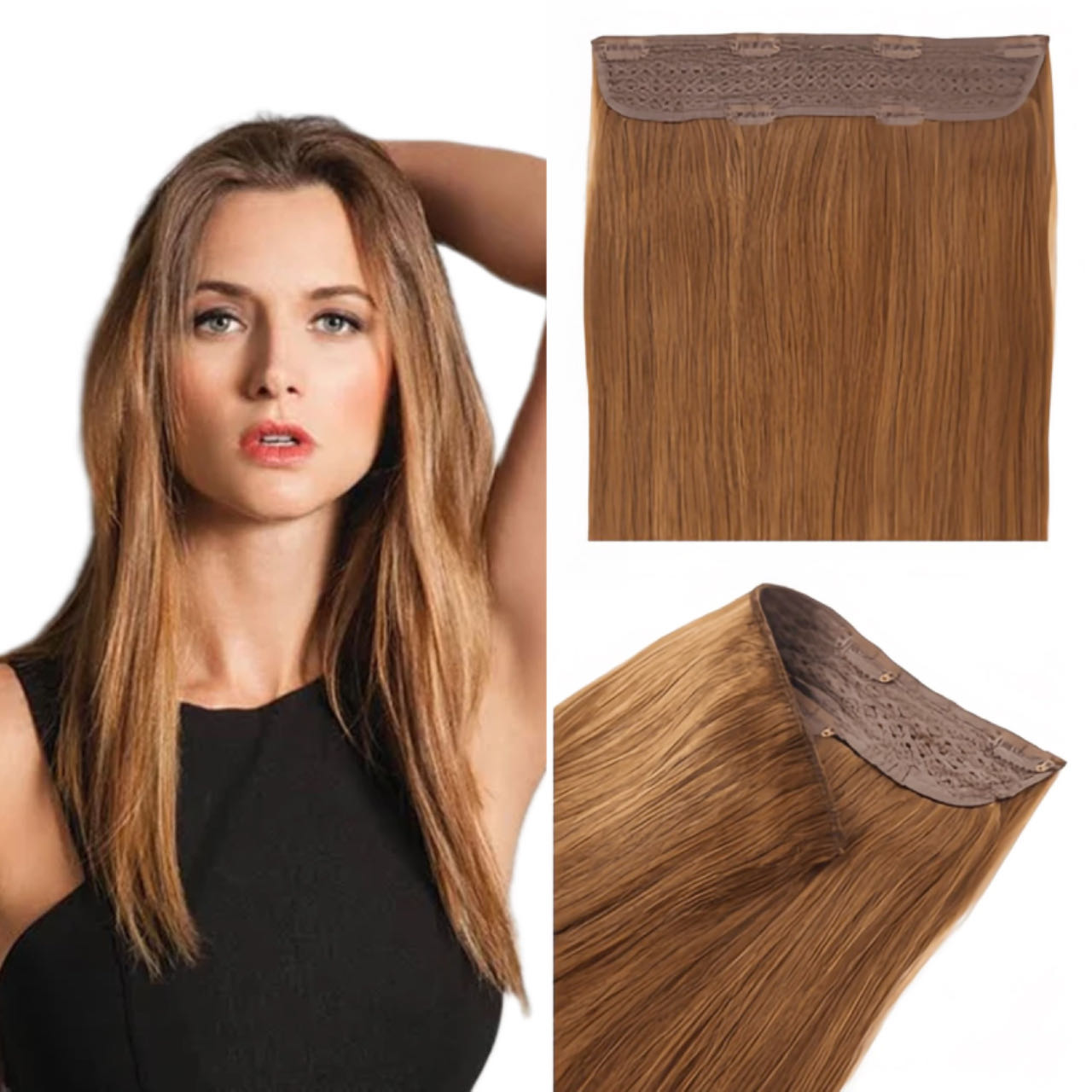 Clip In Hair Volumizer Californian Sun Brunette 8