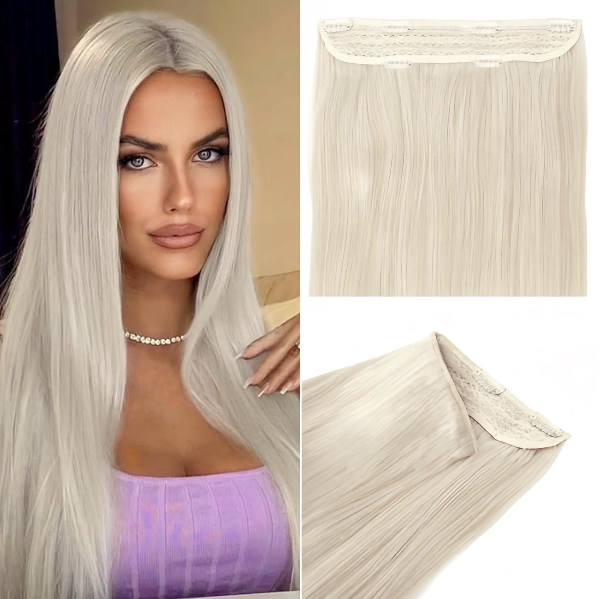 Clip In Hair Volumizer Pearl Blonde 60A