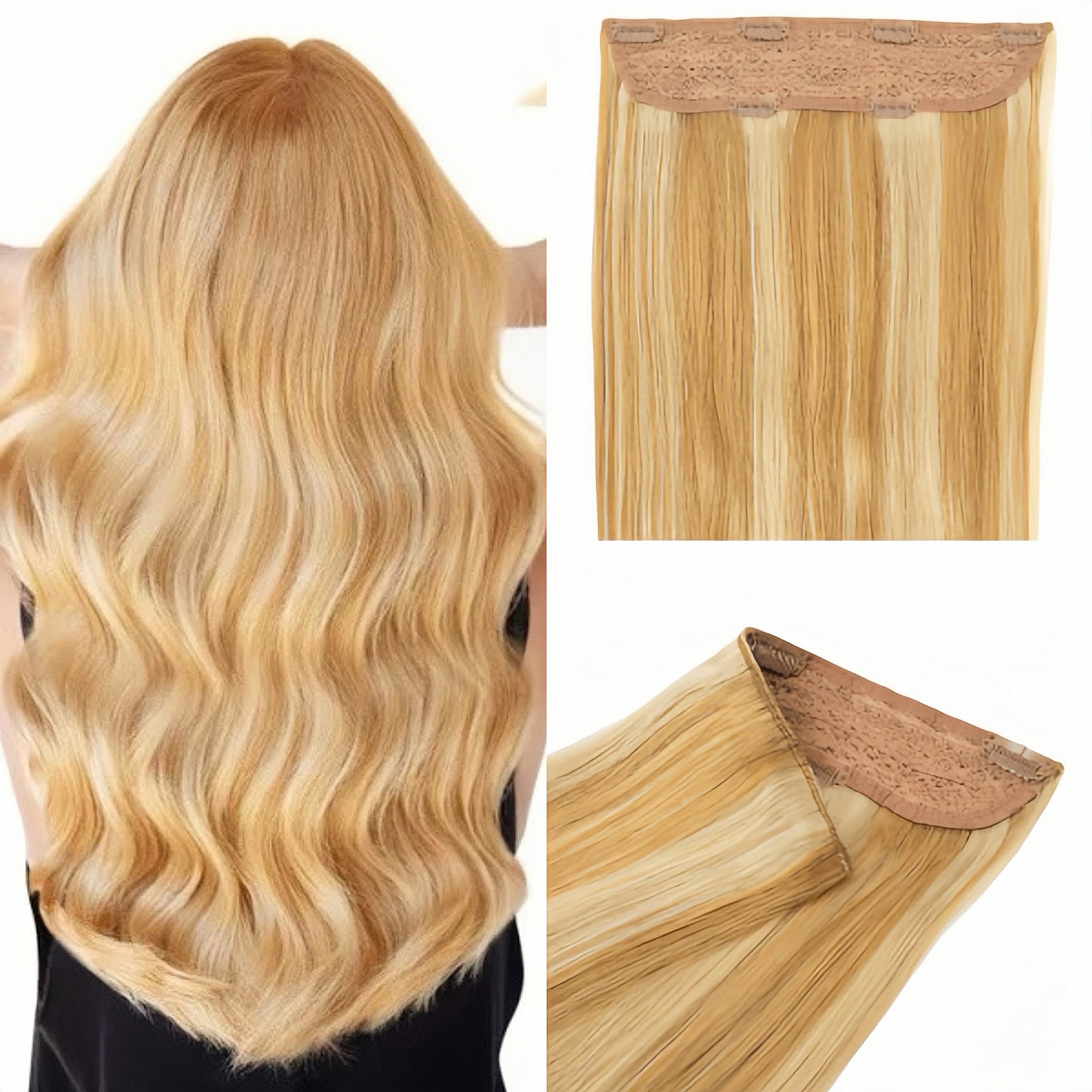 Clip In Hair Volumizer Rich Blonde 613/27