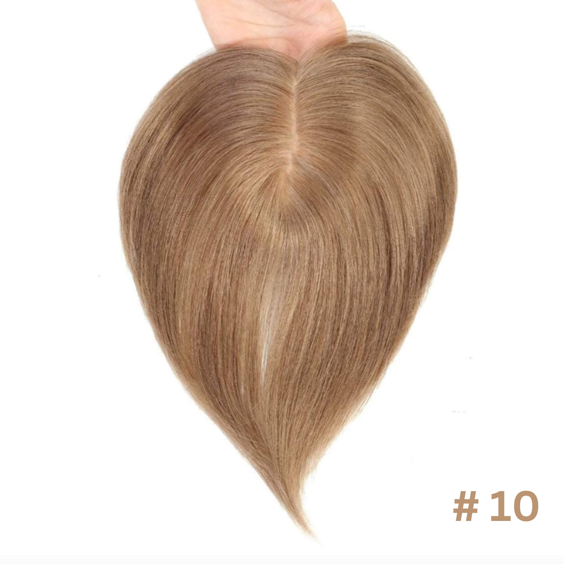 Hair Topper Silk Base 5.5*6 inches (with bangs )