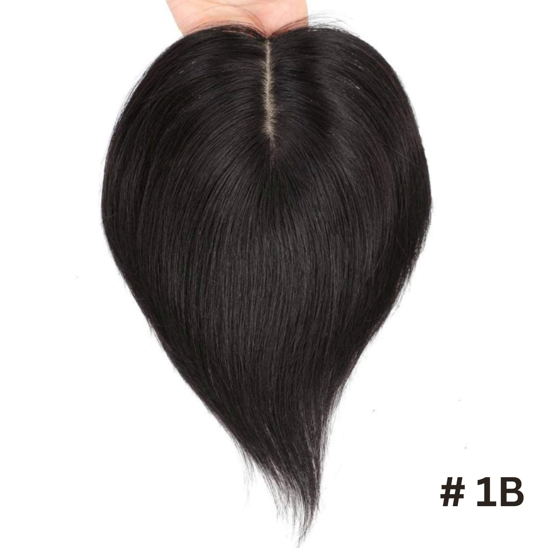 Hair Topper Silk Base 5.5*6 inches (with bangs )