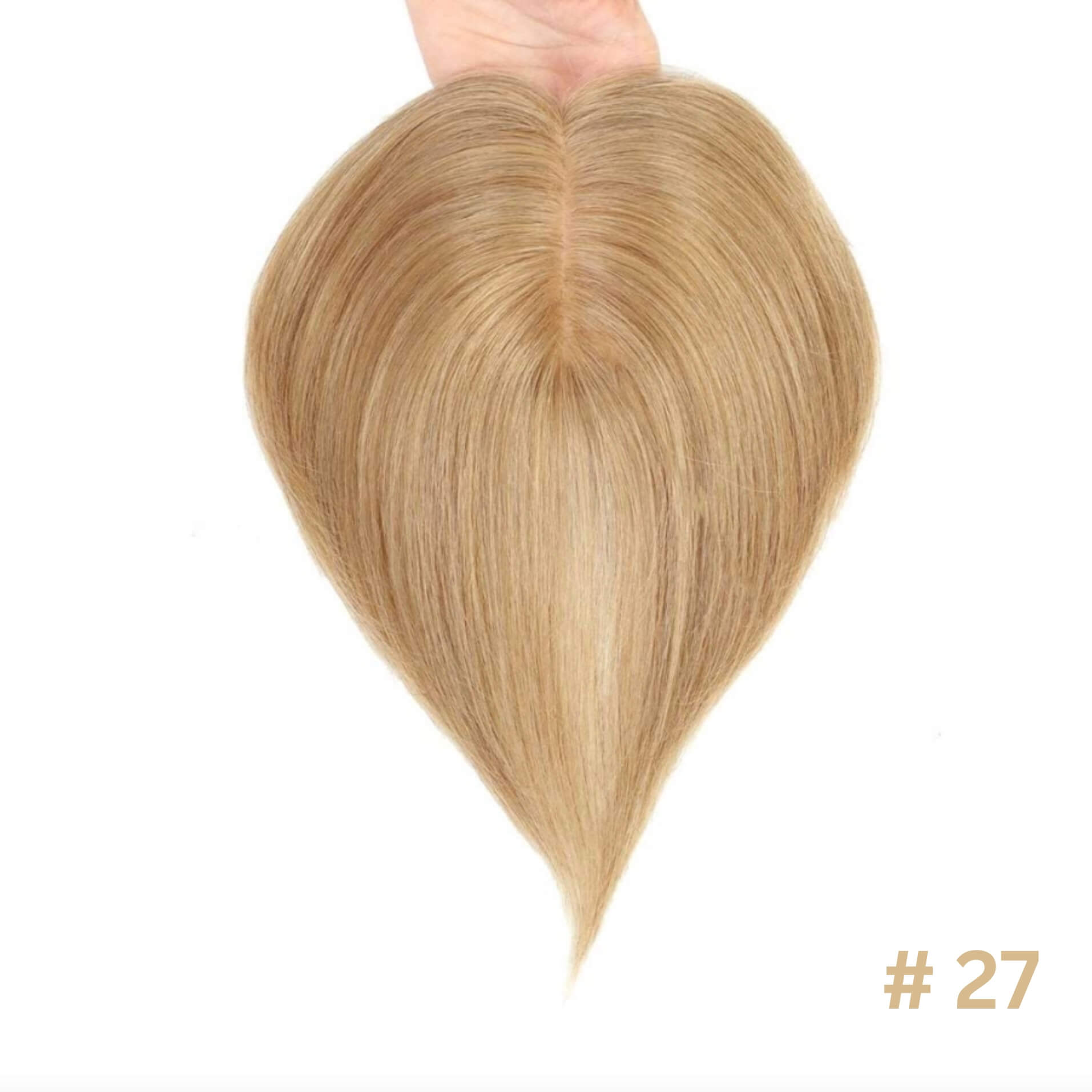 Hair Topper Silk Base 5.5*6 inches (with bangs )