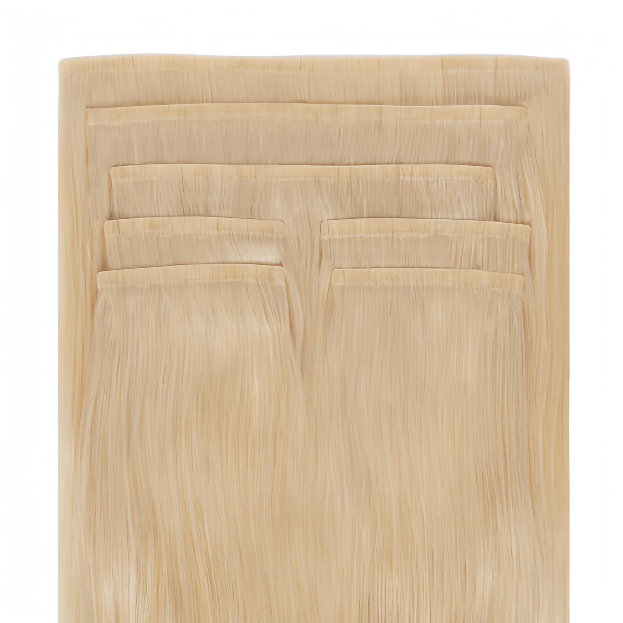 Seamless Clip In Hair Extensions #Champagne Blonde