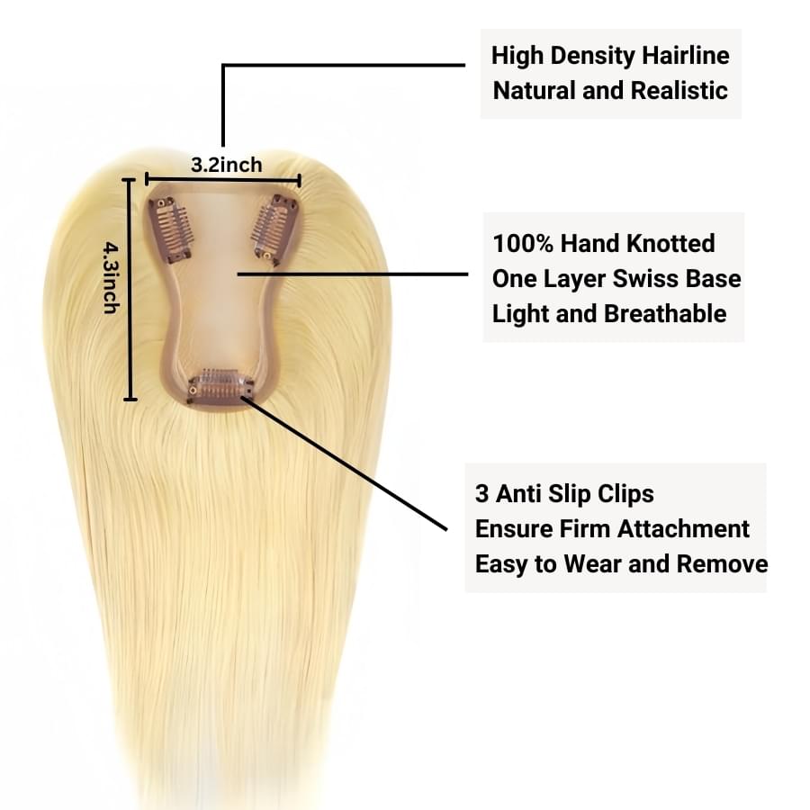 MonaHandmadeRemyHairTopper_613LightBlonde2
