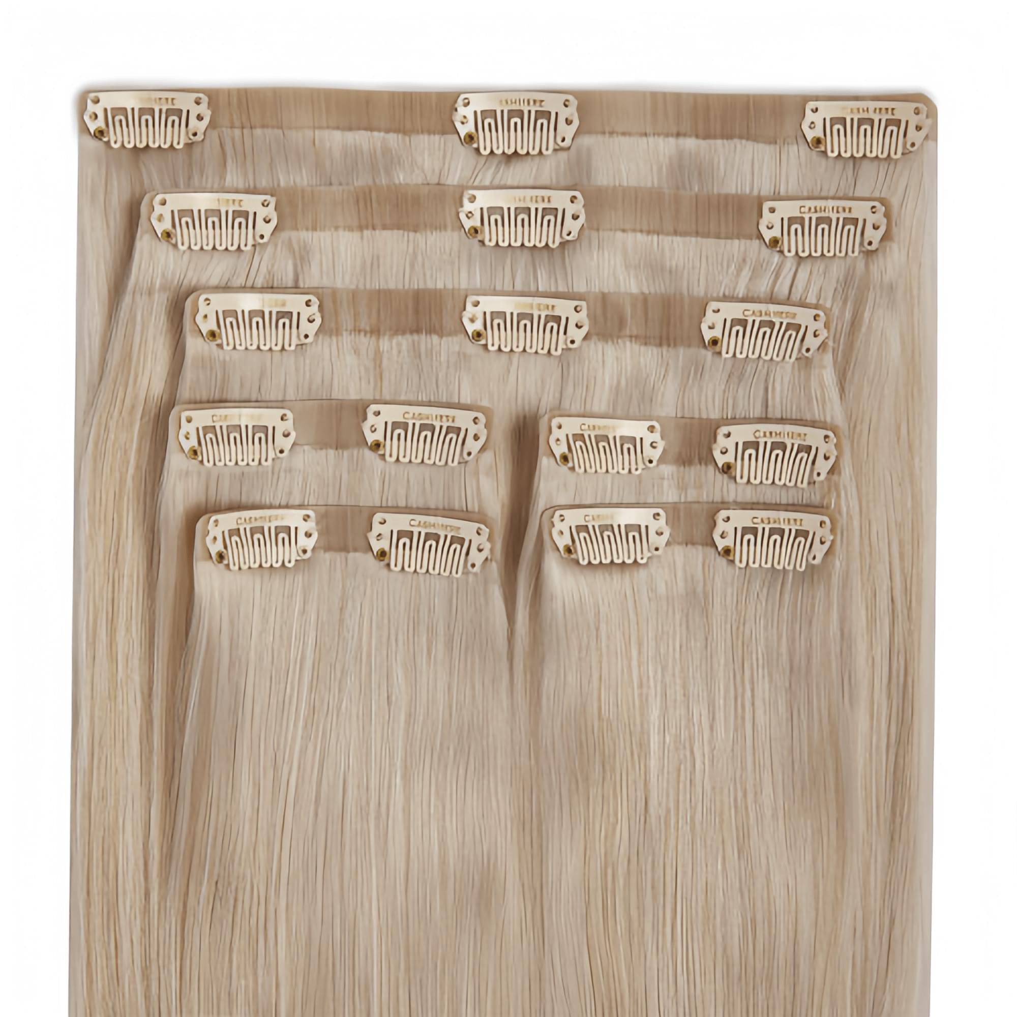 Seamless Clip Ins Extensions #Pearl Blonde