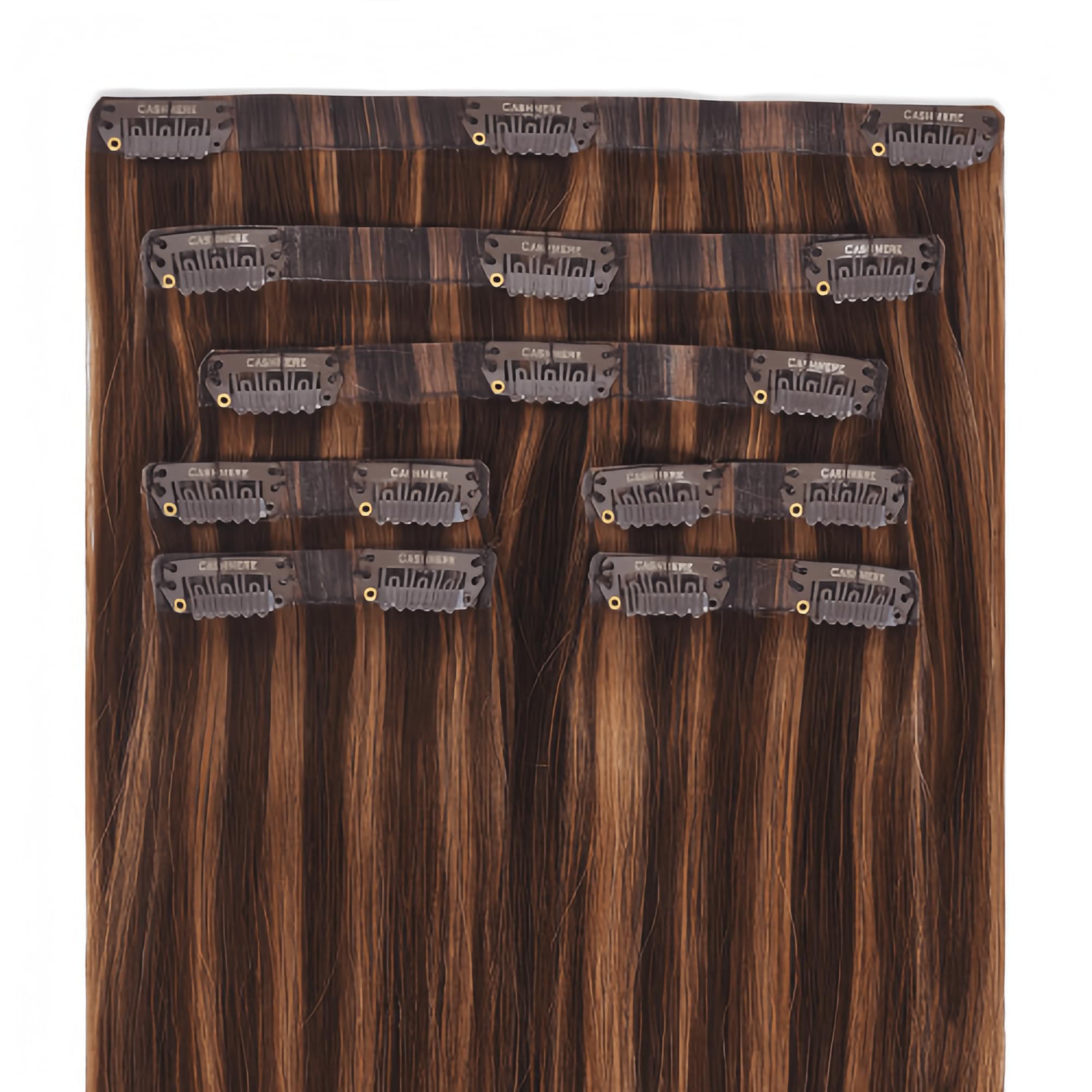 Seamless Clip In Hair Extensions #California Cocoa Kiss
