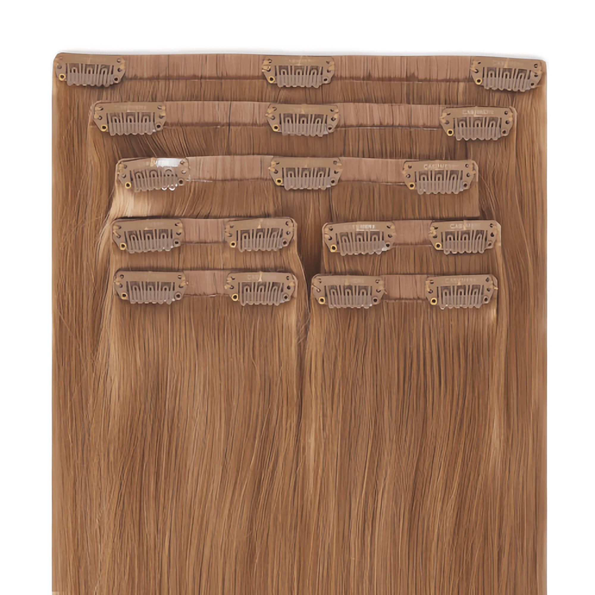 Seamless Clip In Hair Extensions #Butterscotch Blonde