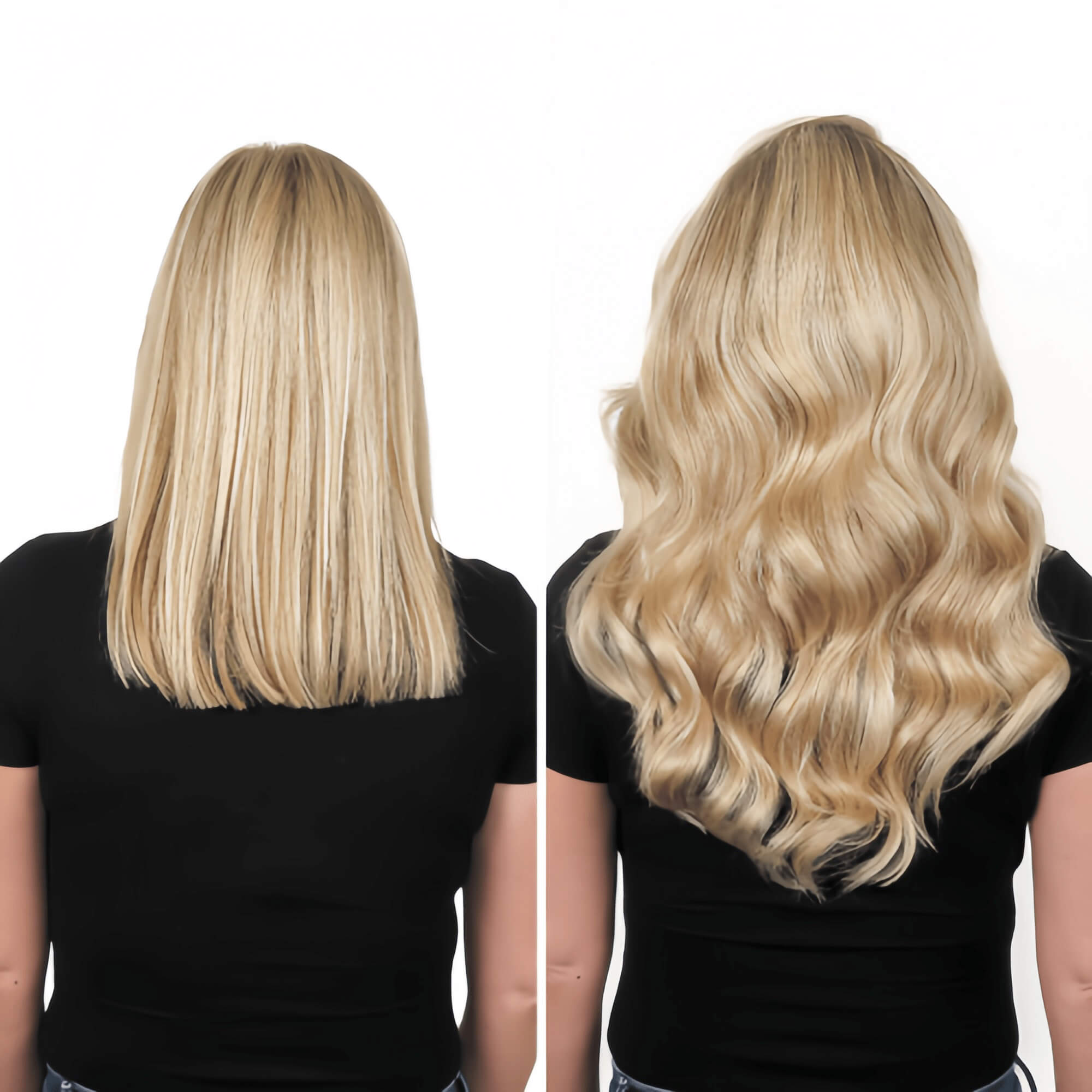 Seamless Clip In Hair Extensions #Harmony Blonde