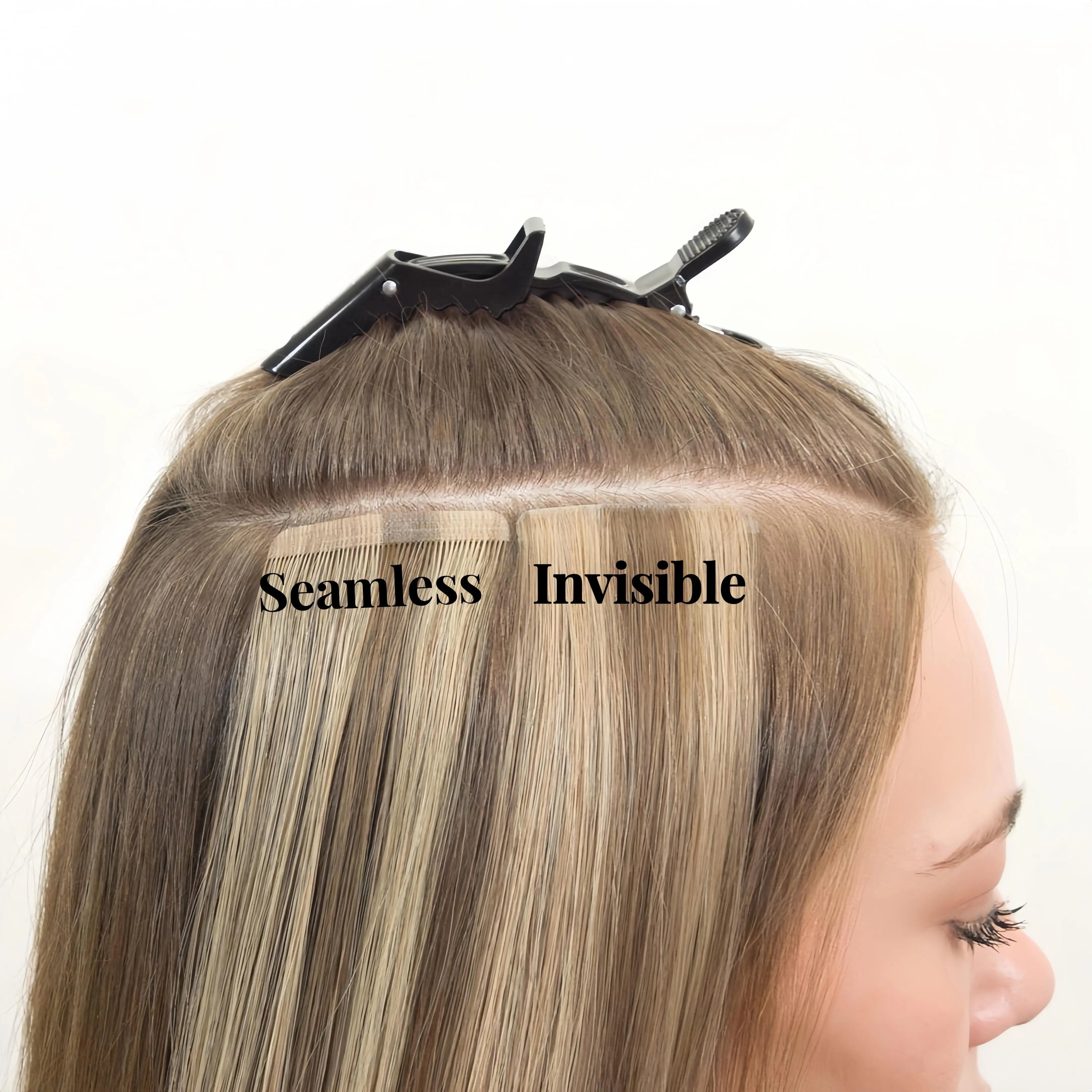 Seamless Clip In Hair Extensions #Elite Brown