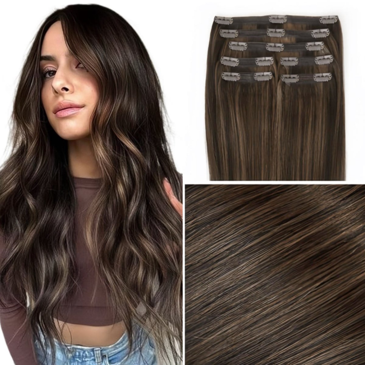 Classic Clip In Hair Extensions - SHINING HAIR GLOBAL