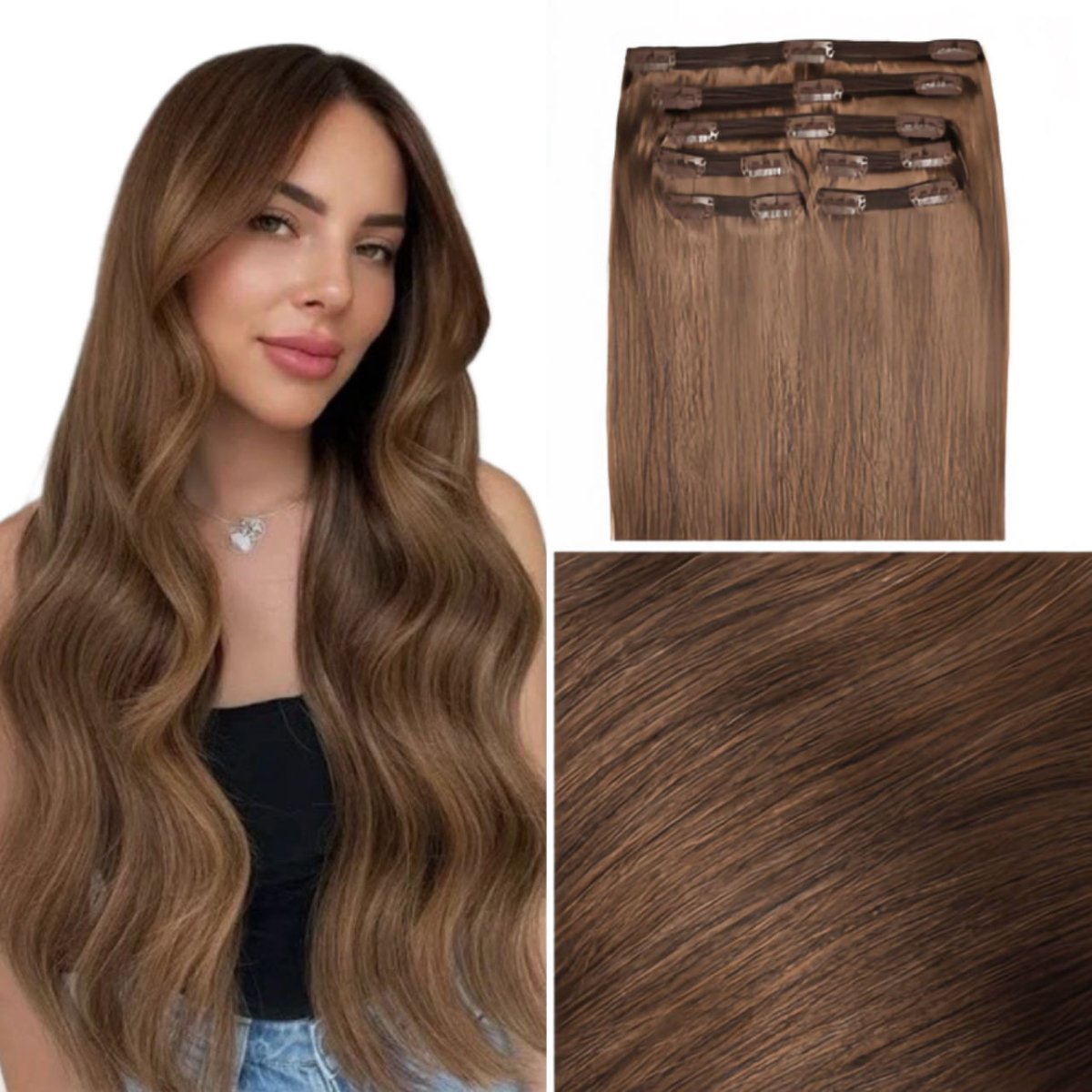 Clip In Hair Extensions - SHINING HAIR GLOBAL