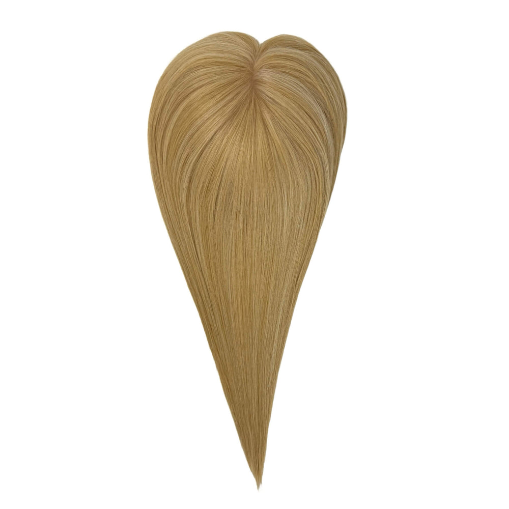 Hair Topper Silk Base 5.5*6 inches #27/613 Blonde with Highlight