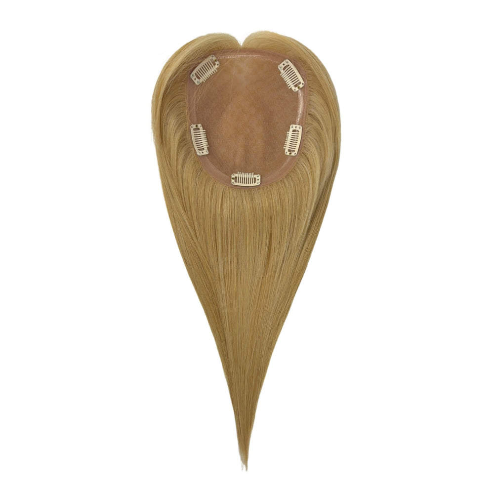 Hair Topper Silk Base 5.5*6 inches #27/613 Blonde with Highlight
