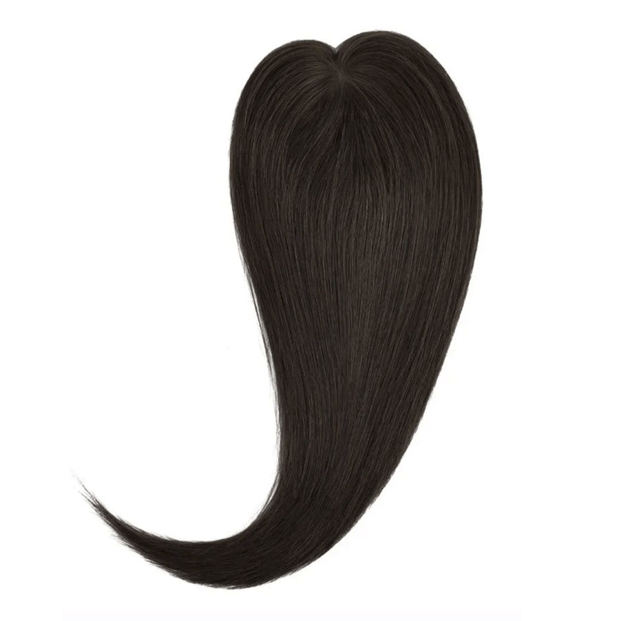 Hair Topper Silk Base 3*5 inches #1B Natural Black