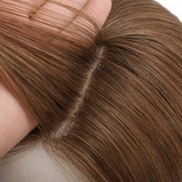Hair Topper Silk Base 3*5" #4 deep brown2