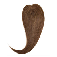 Hair Topper Silk Base 3*5" #4 deep brown5