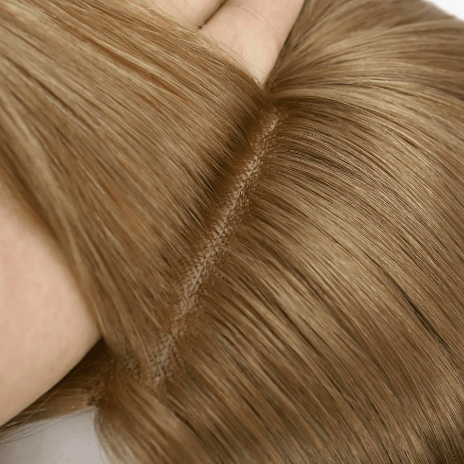 Hair Topper Silk Base 3*5" #6 brown1
