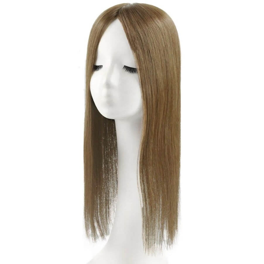 Hair Topper Silk Base 3*5 inches #6 Light Brown