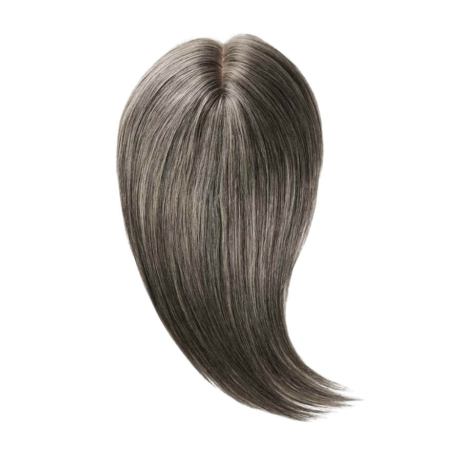 Hair Topper Silk Base 3*5 inches #Dark Grey