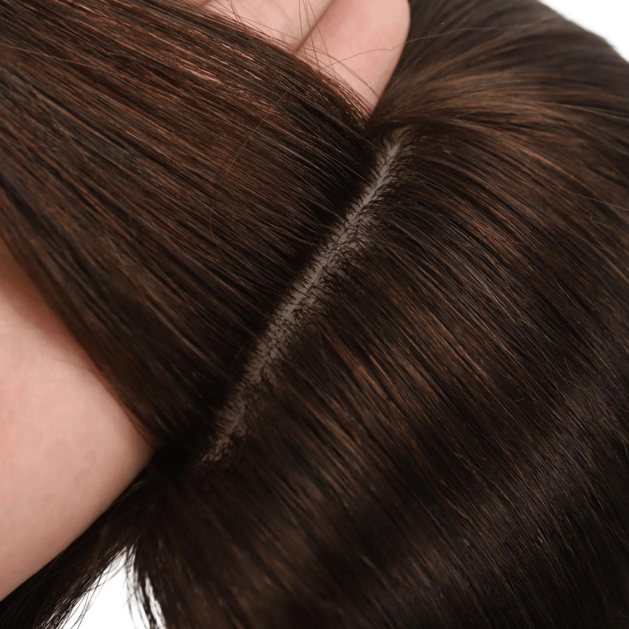Hair Topper Silk Base 3*5" # dark brown2