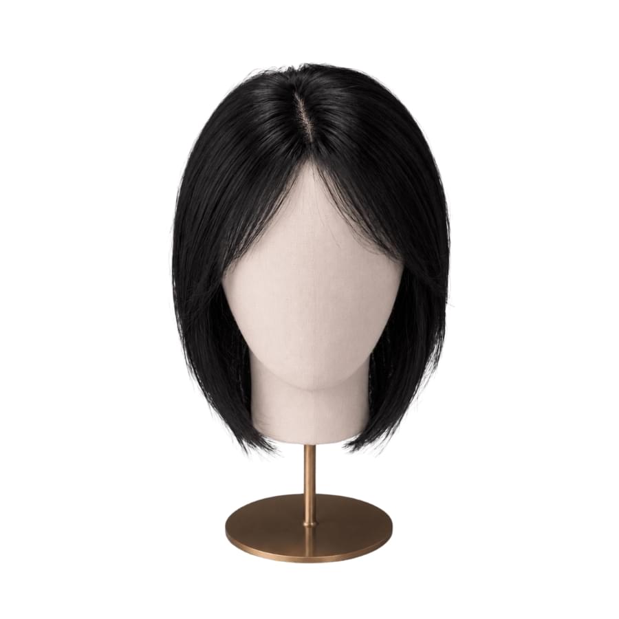 Hair Topper Silk Base 3*5 inches (same as video with bangs)