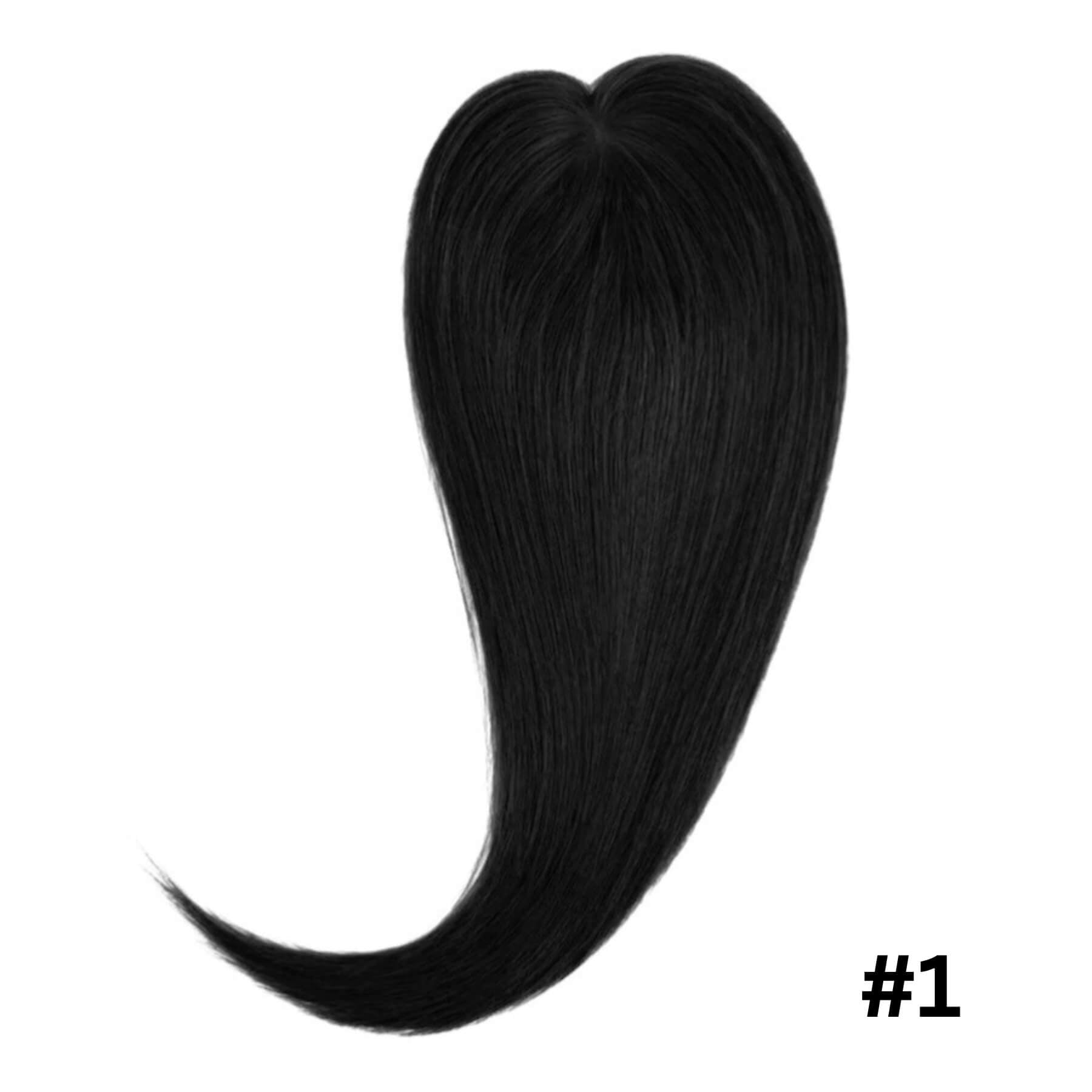 Hair Topper Silk Base 3*5 inches (same as video with bangs)