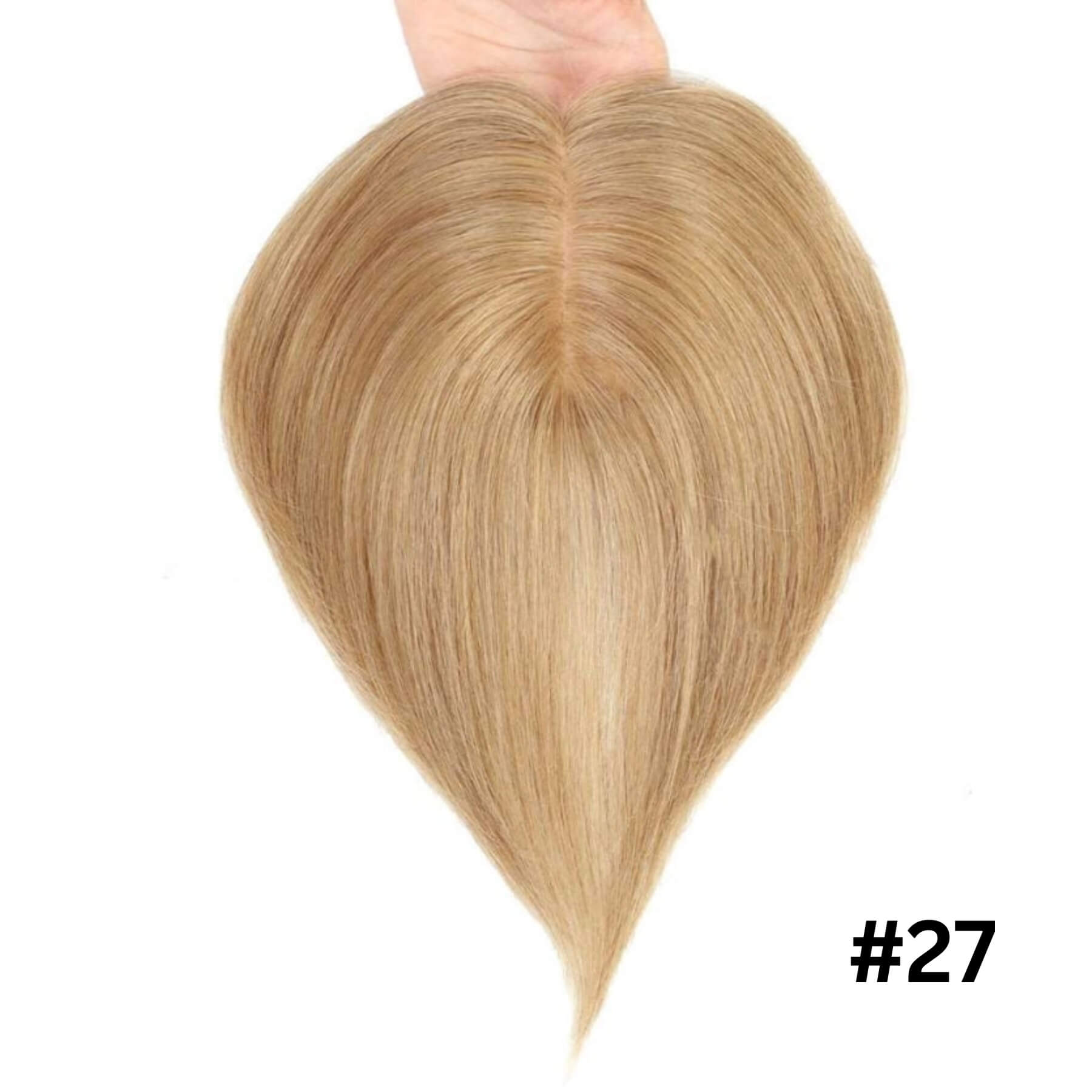 Hair Topper Silk Base 3*5 inches (same as video with bangs)