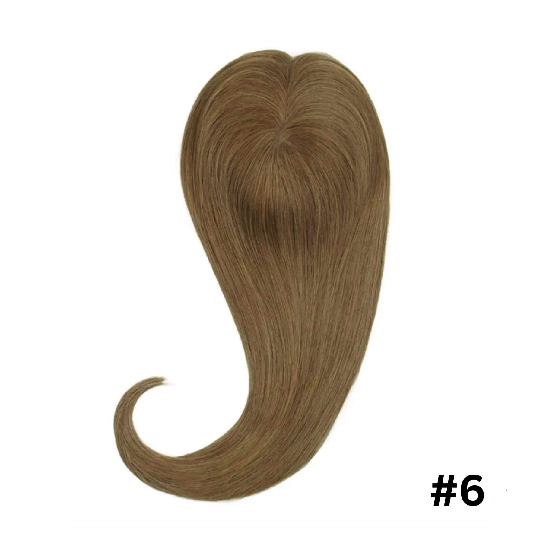 Hair Topper Silk Base 3*5 inches (same as video with bangs)