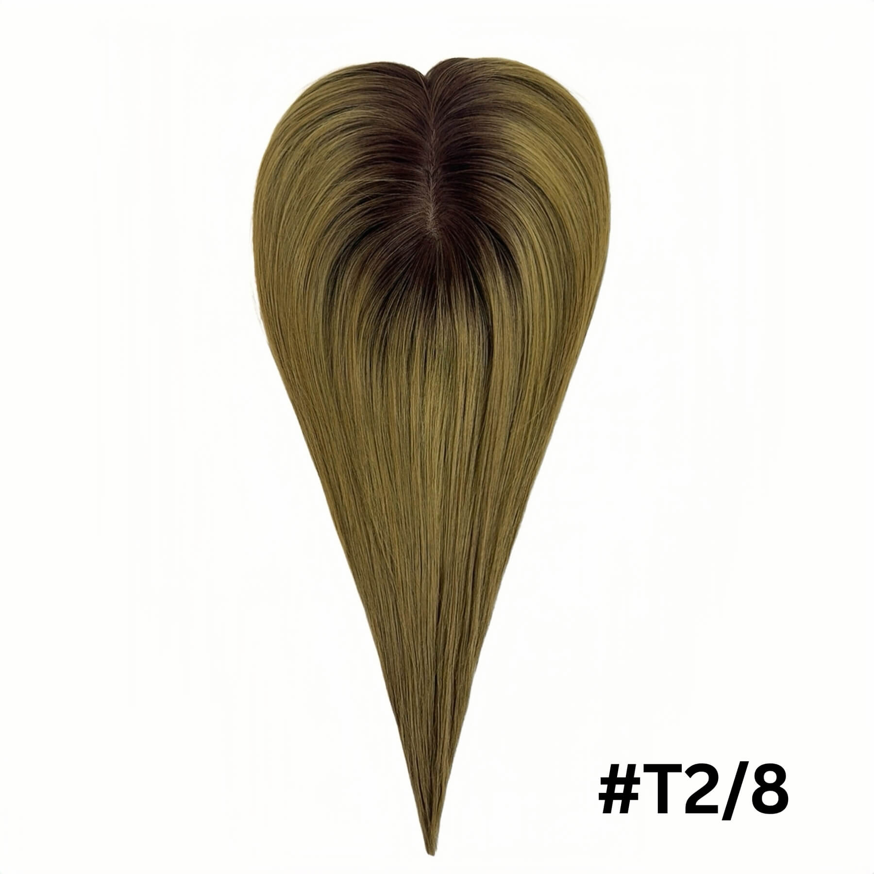 Hair Topper Silk Base 3*5 inches (same as video with bangs)