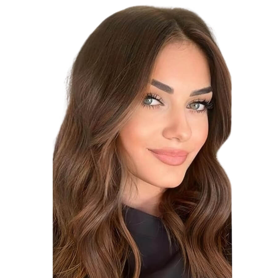 Hair Topper Silk Base 5.5*6 inches (with bangs )