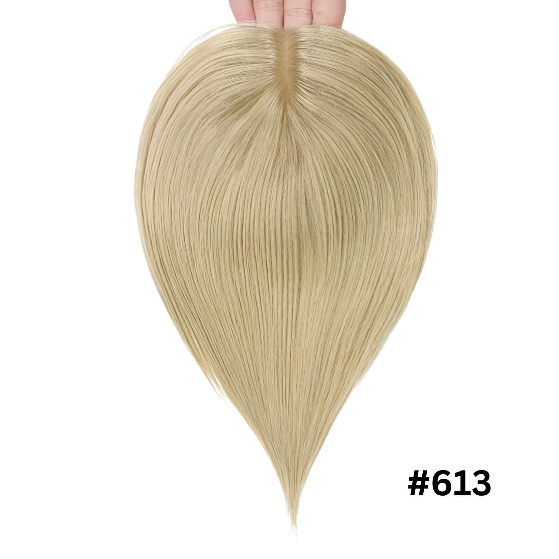 Hair Topper Silk Base 5.5*6 inches (with bangs )