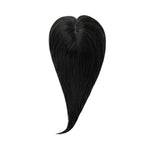 Hair Topper Silk Base 3*5 inches #1B Natural Black
