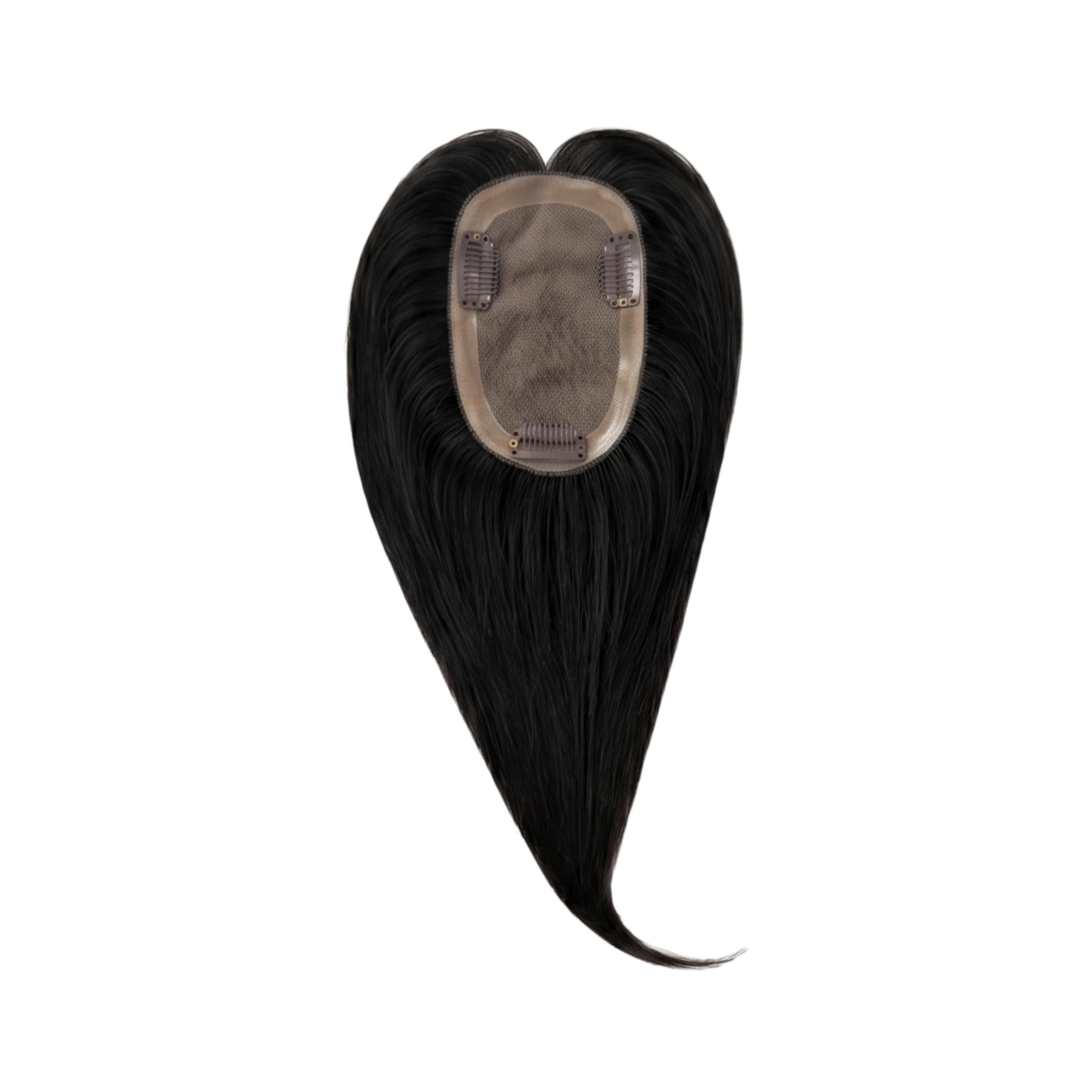 Hair Topper Silk Base 3*5 inches #1 Jet Black