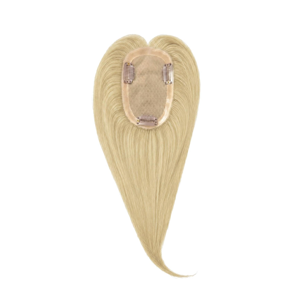 Hair Topper Silk Base 3*5 inches #613 Light Blonde