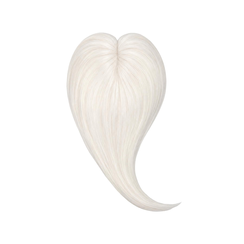 Hair Topper Silk Base 3*5 inches #Silver White