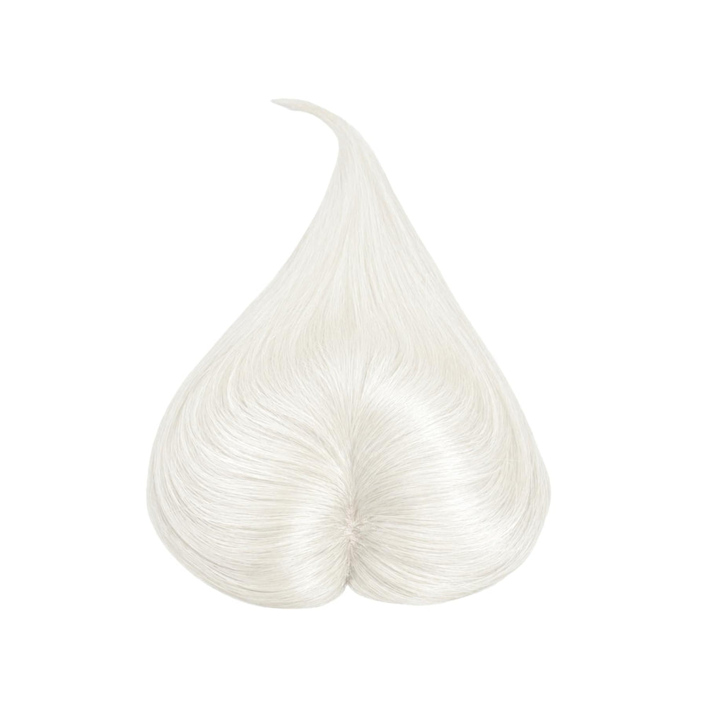 Hair Topper Silk Base 5.5*6 inches #Silver White