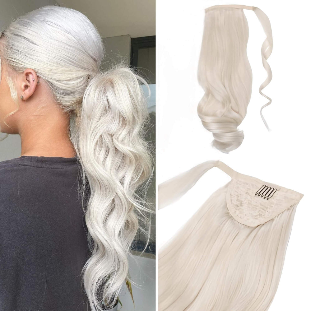 Ponytail Extensions Pearl Blonde 60A