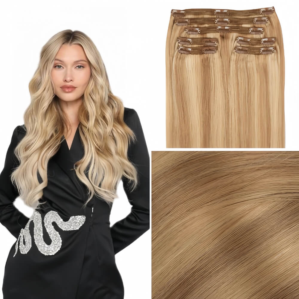 Easy Clip Blonde Hair Extensions – SHINING HAIR GLOBAL