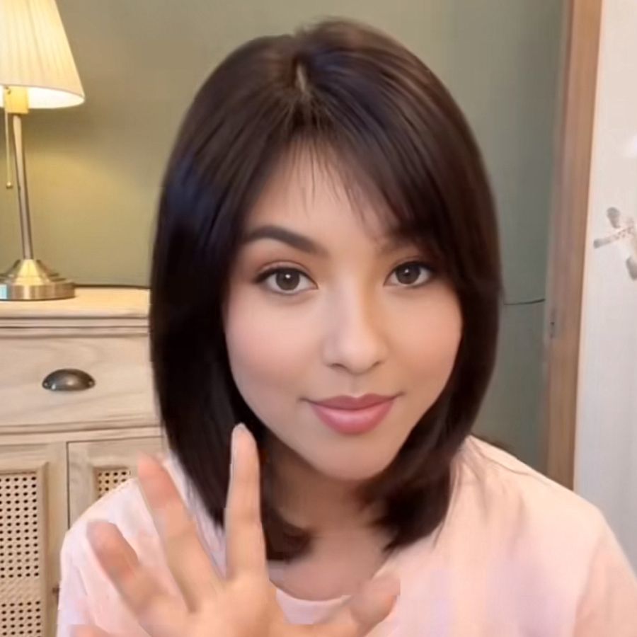 Hair Topper Silk Base 3*5 inches (same as video with bangs)
