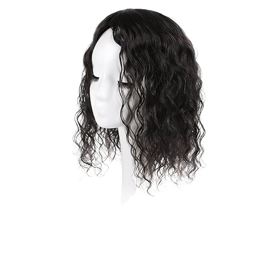 Wavy Hair Topper Silk Base 3*5 inches